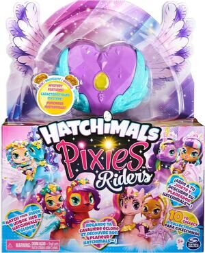 Hatchimals Pixies Riders Crystal Charlotte & Draggle Glider New Sealed NIB
